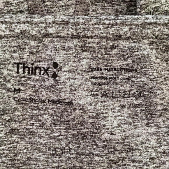 NEW Thinx Cycle Shorts Period Absorber Grey Medium - Picture 10 of 10